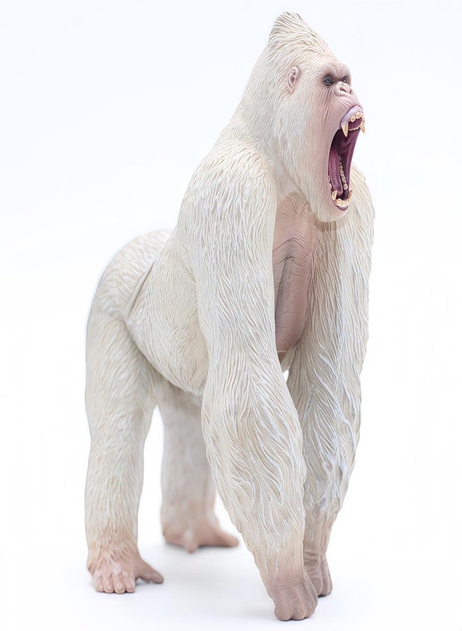 Higherbros Gorilla Toys Action Figure Rampage Gorilla Fight Mode Gorilla Ape Solid Wild Animal Figurines for Role Playing Story Telling Toy - Image 2